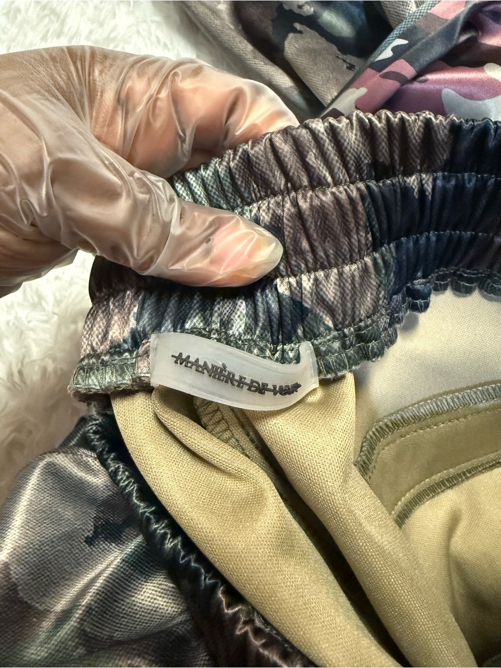 Maniere de Voir Camouflage Print Skinny Leg Pants - Picture 5 of 16